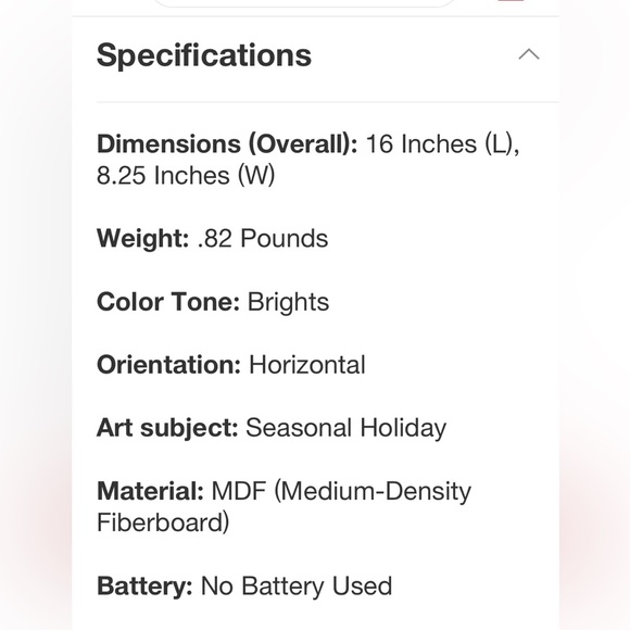 Target Pink Wood Christmas Tree Sign / Picture - Picture 12 of 15